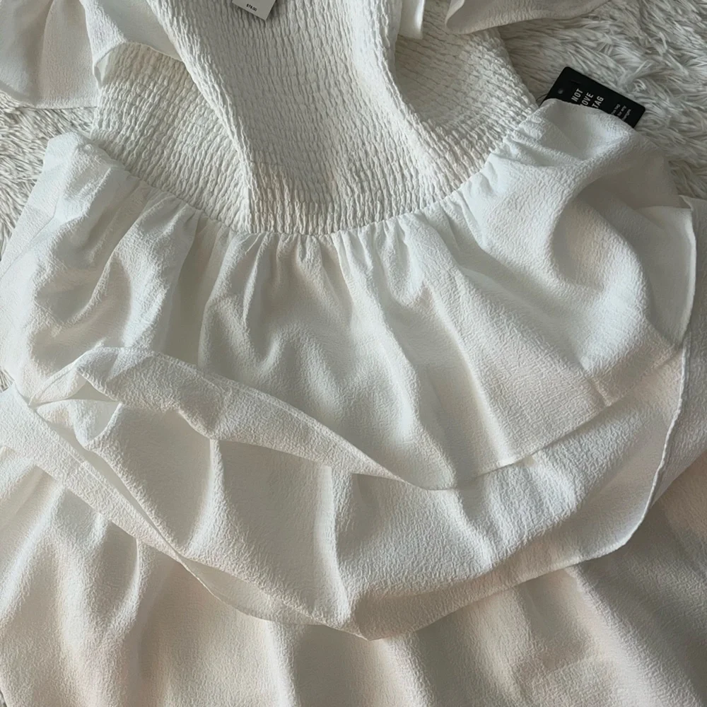 Express white mid dress - Picture 2 of 12